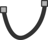 Quadric Bezier Curve Clip Art